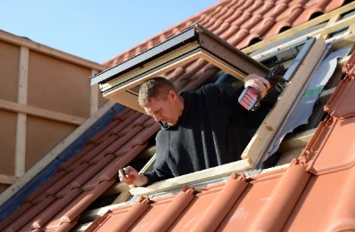 Pose de fenêtres de toit Velux à Grugies